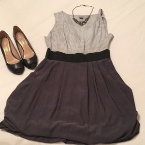 H&M grey and black dress- size 10